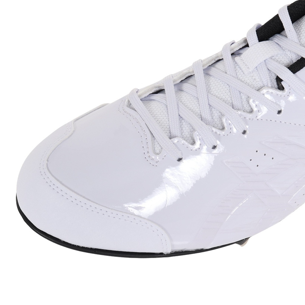 アシックス（ASICS）（メンズ）野球 スパイク 金具 白 高校野球対応 ネオリバイブ 4 WHT Wide 1123A039.110