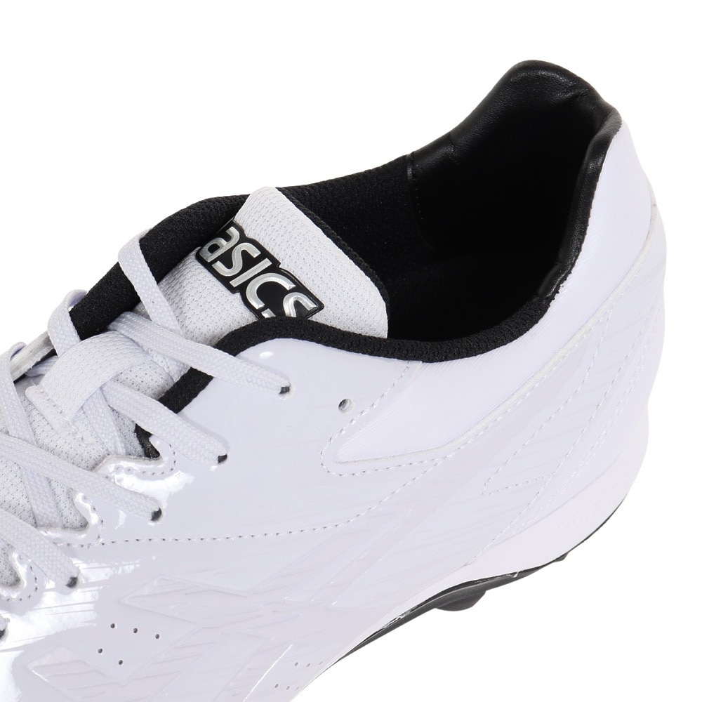 アシックス（ASICS）（メンズ）野球 スパイク 金具 白 高校野球対応 ネオリバイブ 4 WHT Wide 1123A039.110