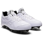 (メンズ)野球 スパイク 金具 白 高校野球対応 ネオリバイブ 4 WHT Wide 1123A039.110