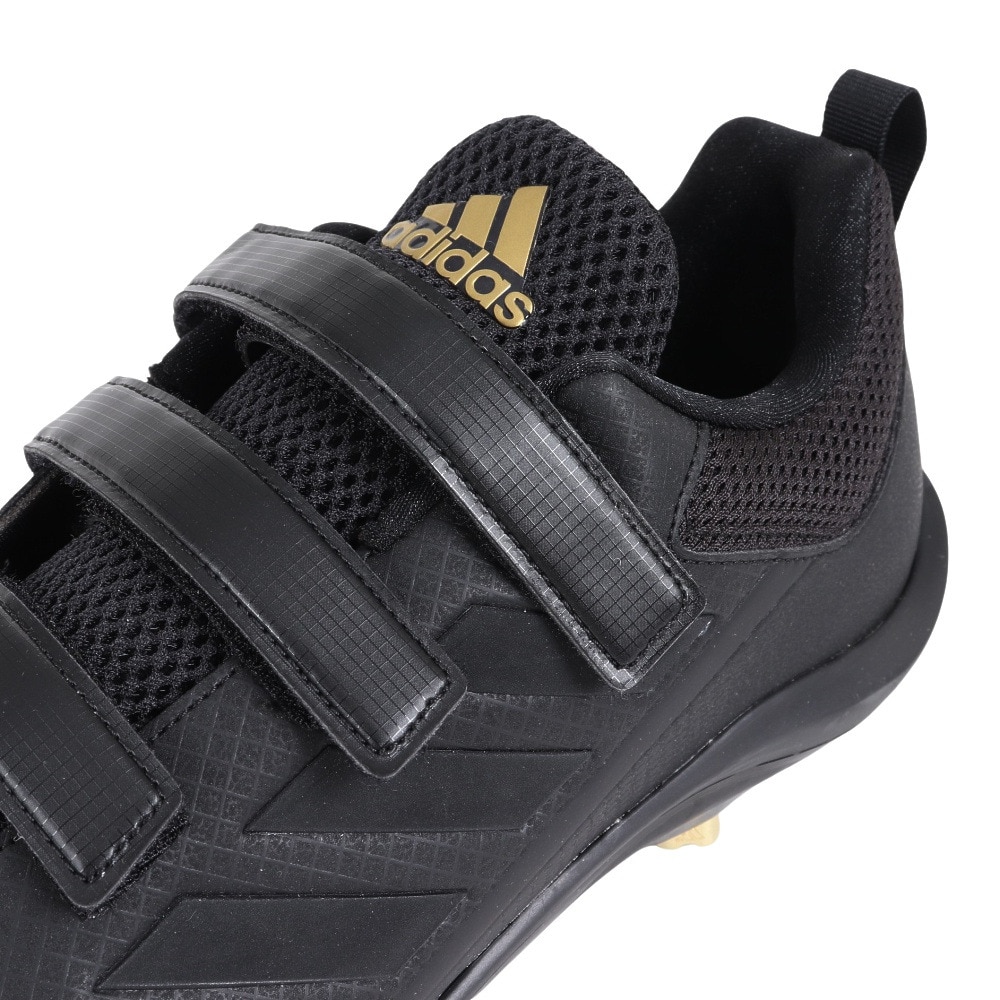 アディダス（adidas）（メンズ）野球スパイク 金具 黒 一般 スタビル ロー メンズ GW0301 ベルト