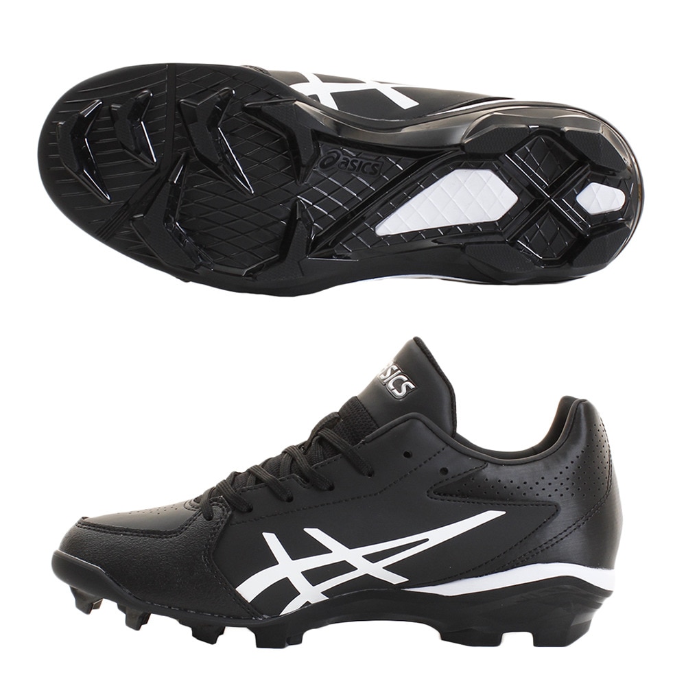 アシックス（ASICS）（メンズ）野球 スパイク ポイント 一般 スターシャイン 2 STAR SHINE 2 1121A012.002 黒白★★★
