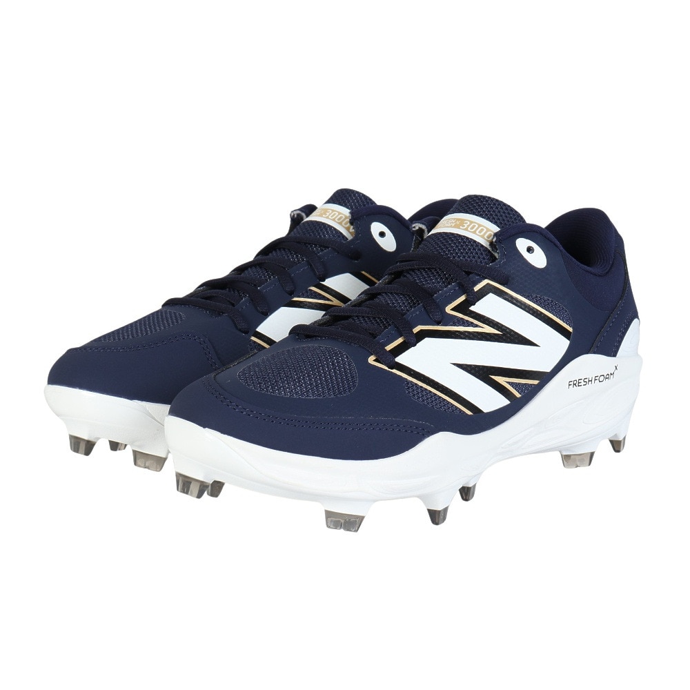 ニューバランス（new balance）（メンズ）【2025年モデル】野球スパイク ポイント 3000v7 PU Molded PL3000N72E