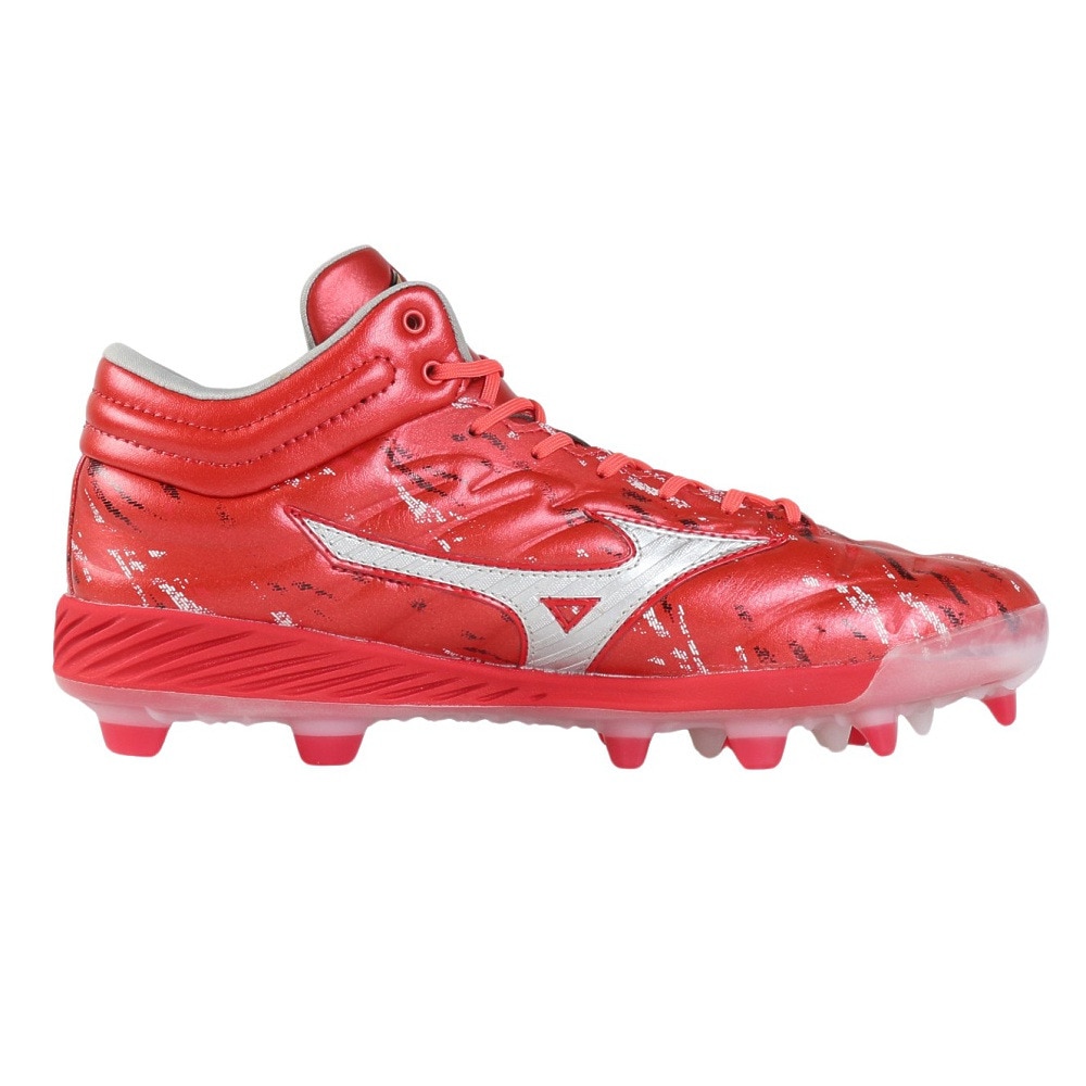 ミズノ（MIZUNO）（メンズ、レディース）野球スパイク ポイント ミズノプロ クッションレボプロ MID TPU Mizuno Pro 11GP243561