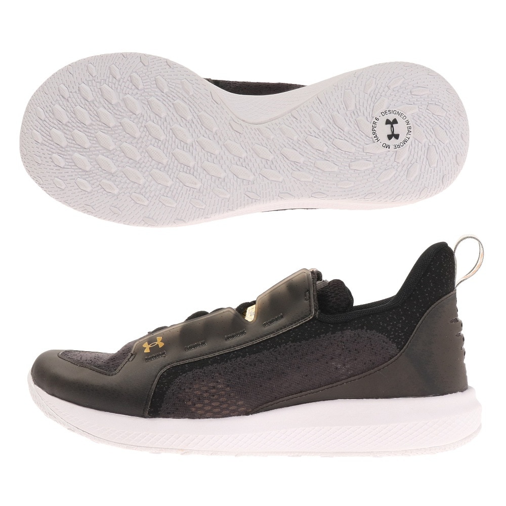 アンダーアーマー（UNDER ARMOUR）（メンズ）野球 トレーニングシューズ ハーパー 6 TURF 3024321 001 ターフ★★★