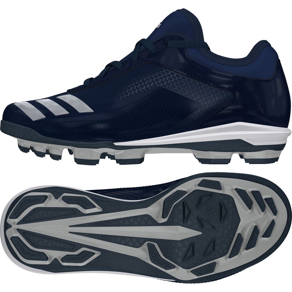 アディダス(adidas)(キッズ)野球 ポイントスパイク ジュニア アディゼロ スピード ポイント K 55 クリーツ EG2391