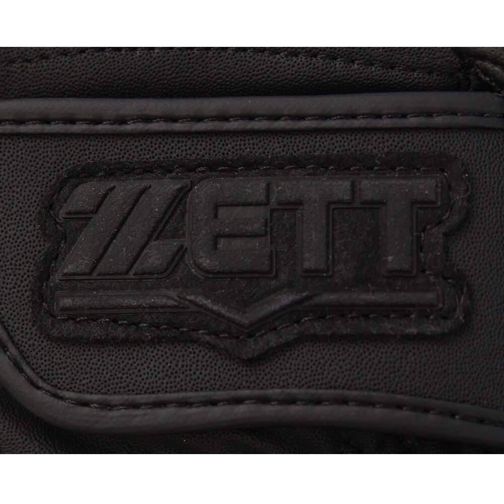 ゼット（ZETT）（メンズ）バッティンググローブ ダブルベルト 両手用 BG678HS-1900 高校野球対応 黒