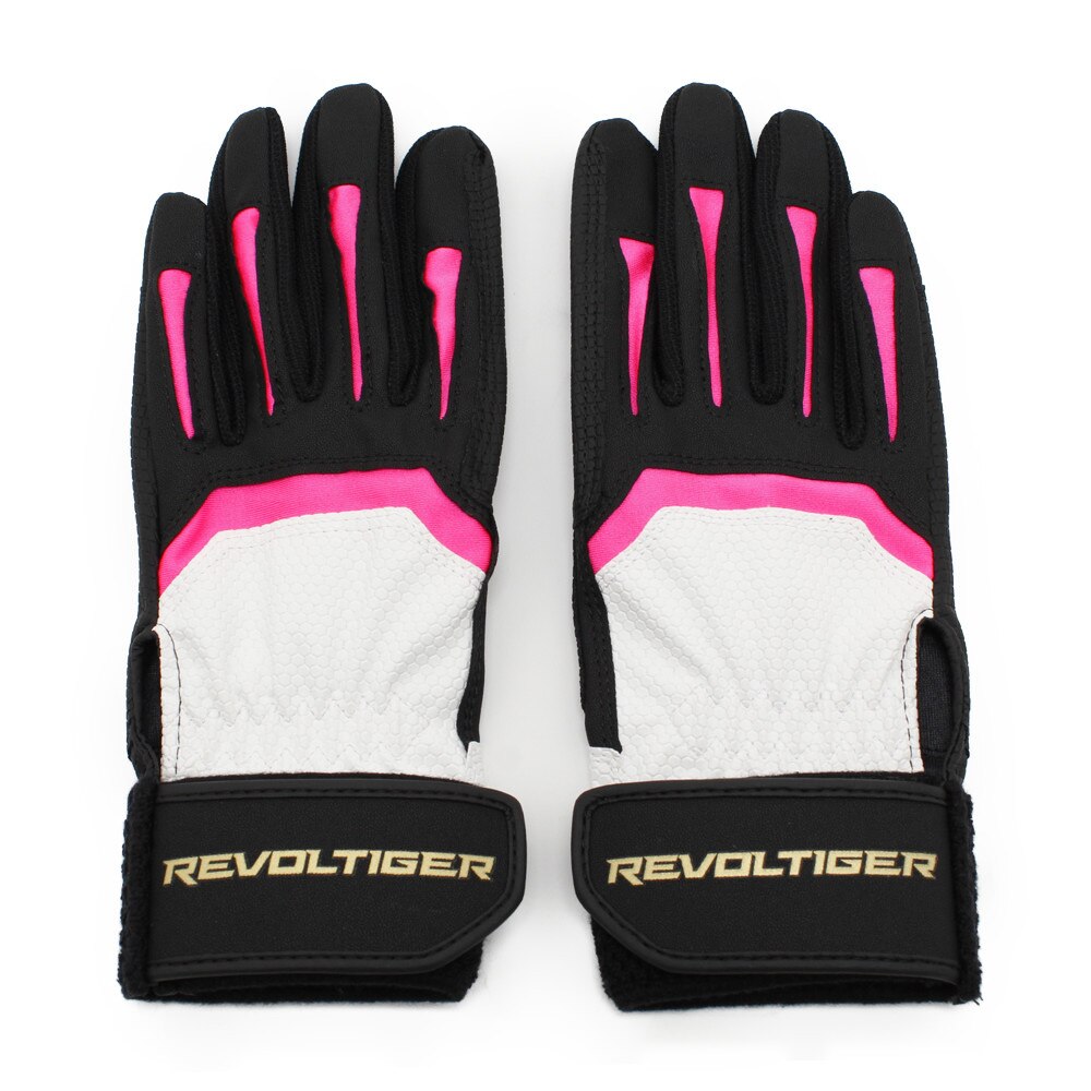  【多少の傷汚れありの為大奉仕】ジュニア 両手用バッティンググローブ RevolTigerデルタ AGRJLYS-003-068