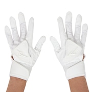 ミズノ(MIZUNO)(メンズ)バッティンググローブ 両手用  セレクト9WHS 1EJEH14410 野球グローブ 高校野球対応 白