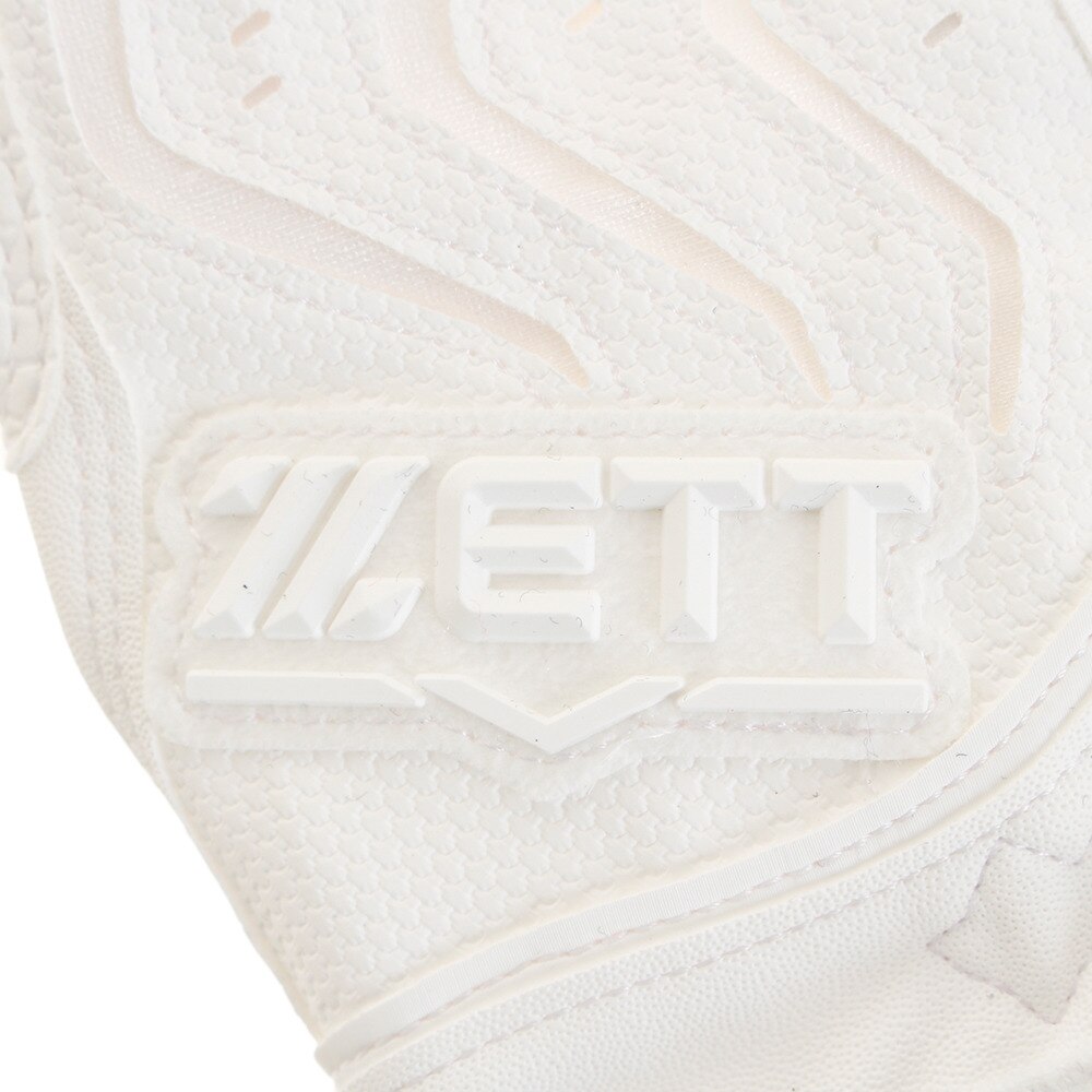 ゼット（ZETT）（キッズ）バッティング用グローブ 両手用 BG999-1113 高校野球対応 白