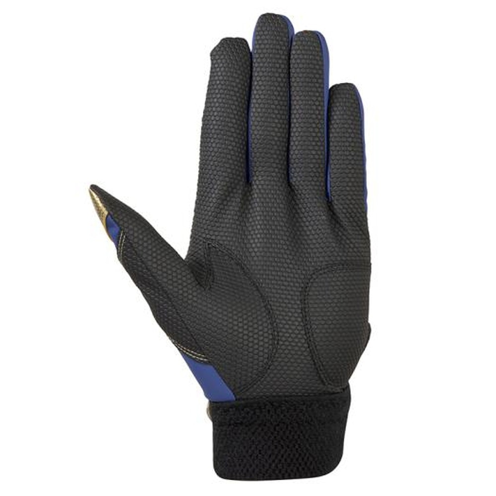 ミズノ（MIZUNO） 野球 バッティンググローブ 両手用  MZconp 1EJEA19027 ブルー×ブラック×ゴールド