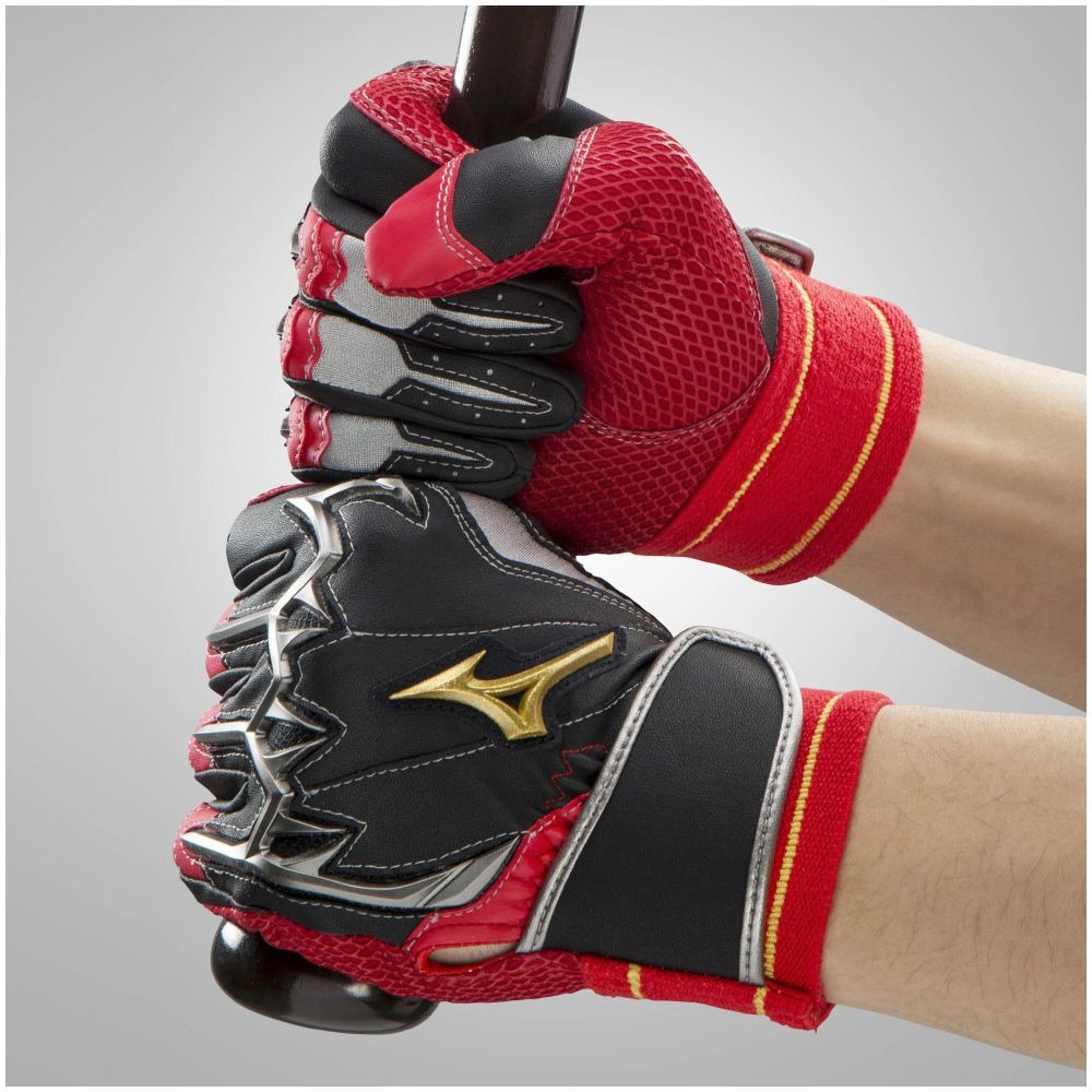 ミズノ（MIZUNO）（メンズ）ミズノプロ バッティンググローブ 両手用 手袋 MPPALI 1EJEA20009