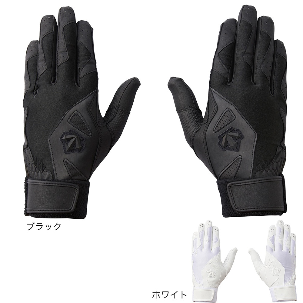 デサント（DESCENTE）（メンズ）学生 バッティンググローブ DBBNJD11 BK 両手用 高校野球対応 黒