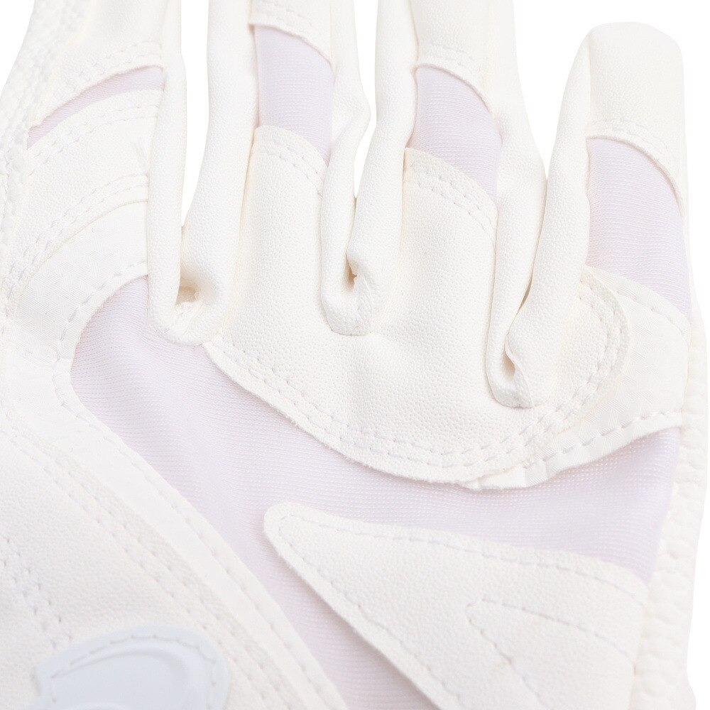 アシックス（ASICS）（メンズ）バッティンググローブ NNEOREVIVE 3121A637.100 両手用 高校野球対応 白