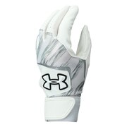 アンダーアーマー（UNDER ARMOUR）（キッズ）ユース バッティンググローブ 両手用  クリーンアップ VIII 1354432 WHT BB