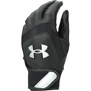 アンダーアーマー（UNDER ARMOUR）（メンズ）バッティンググローブ 両手用  ヤード 1364496 BLK/BLK BB