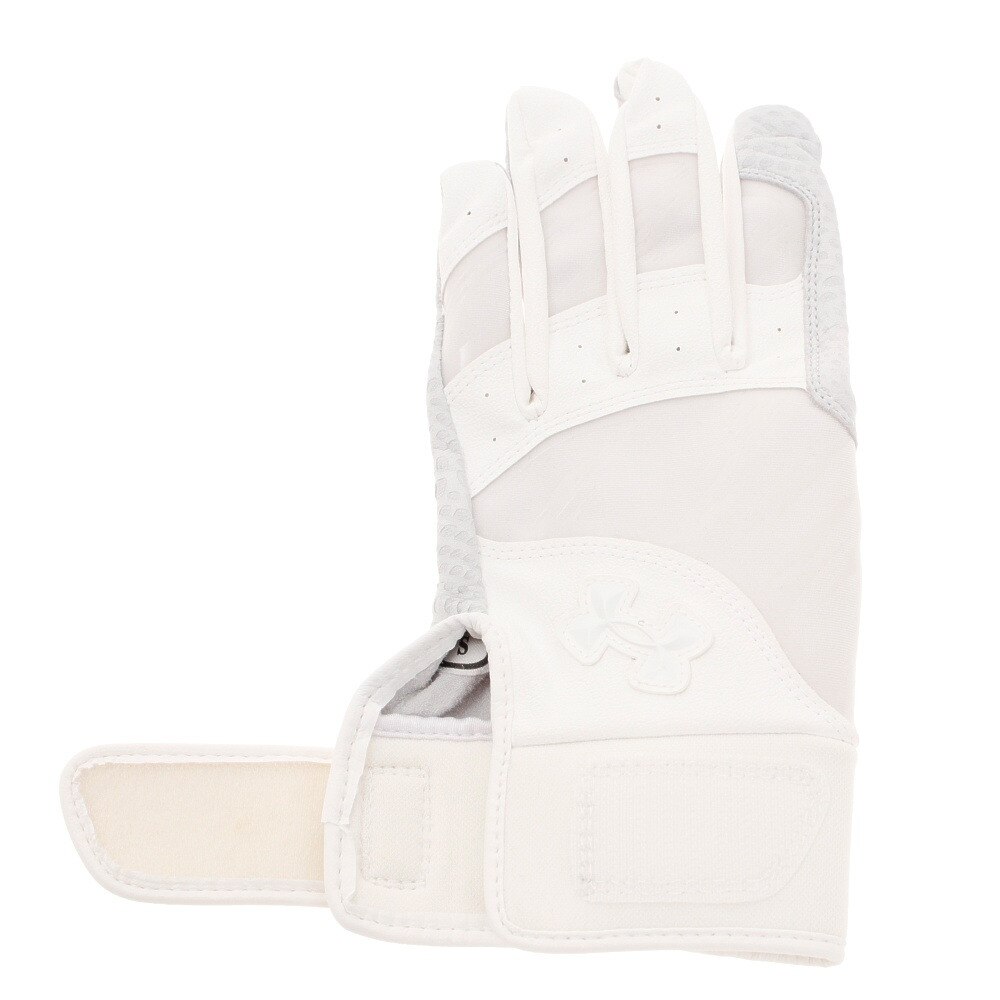 アンダーアーマー（UNDER ARMOUR）（メンズ）バッティンググローブ 両手用 アンディナイアブル プロ 1364495 100 高校野球対応 白★★★