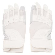 アンダーアーマー（UNDER ARMOUR）（メンズ）バッティンググローブ 両手用  アンディナイアブル プロ 1364495 100 高校野球対応 白