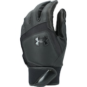 アンダーアーマー（UNDER ARMOUR）（メンズ）バッティンググローブ 両手用 ヤード ノンカラー 1364497 BLK/BLK BB 高校野球対応 黒