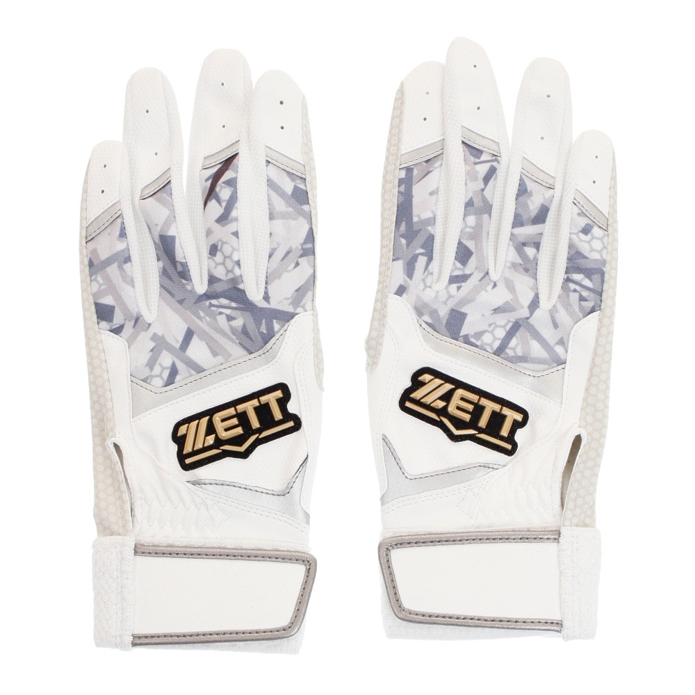 ゼット（ZETT）（メンズ）バッティンググローブ 両手用   野球 シリコン加工手袋 BG519A-1115