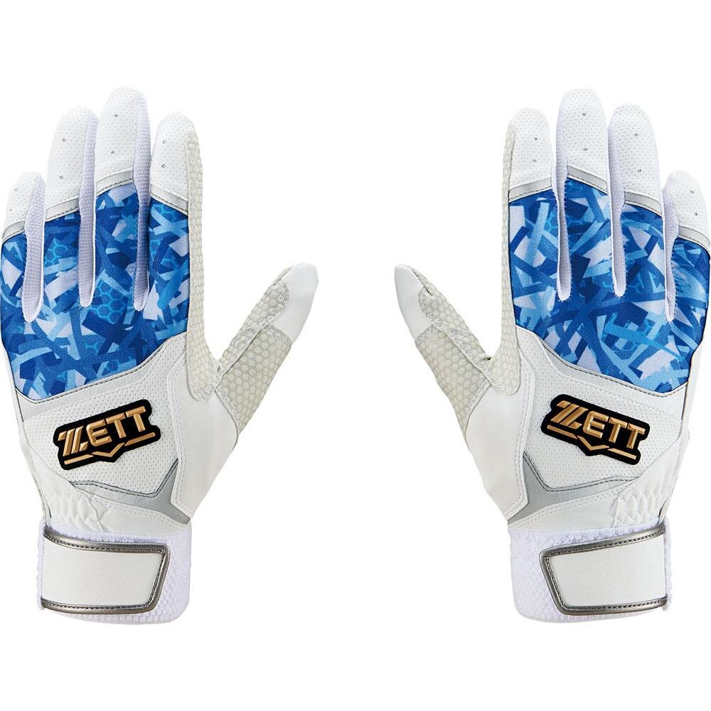 ゼット（ZETT）（メンズ）バッティンググローブ 両手用  野球 シリコン加工手袋 BG519A-1123