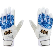 ゼット（ZETT）（メンズ）バッティンググローブ 両手用  野球 シリコン加工手袋 BG519A-1123