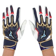ミズノ（MIZUNO）（メンズ）ミズノプロ バッティンググローブ 両手用  野球 シリコンパワーアークLI 1EJEA09014 手袋
