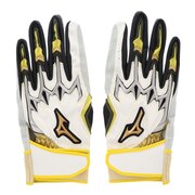 ミズノ（MIZUNO）（メンズ）ミズノプロ バッティンググローブ 両手用 野球 シリコンパワーアークLI 1EJEA80801 手袋