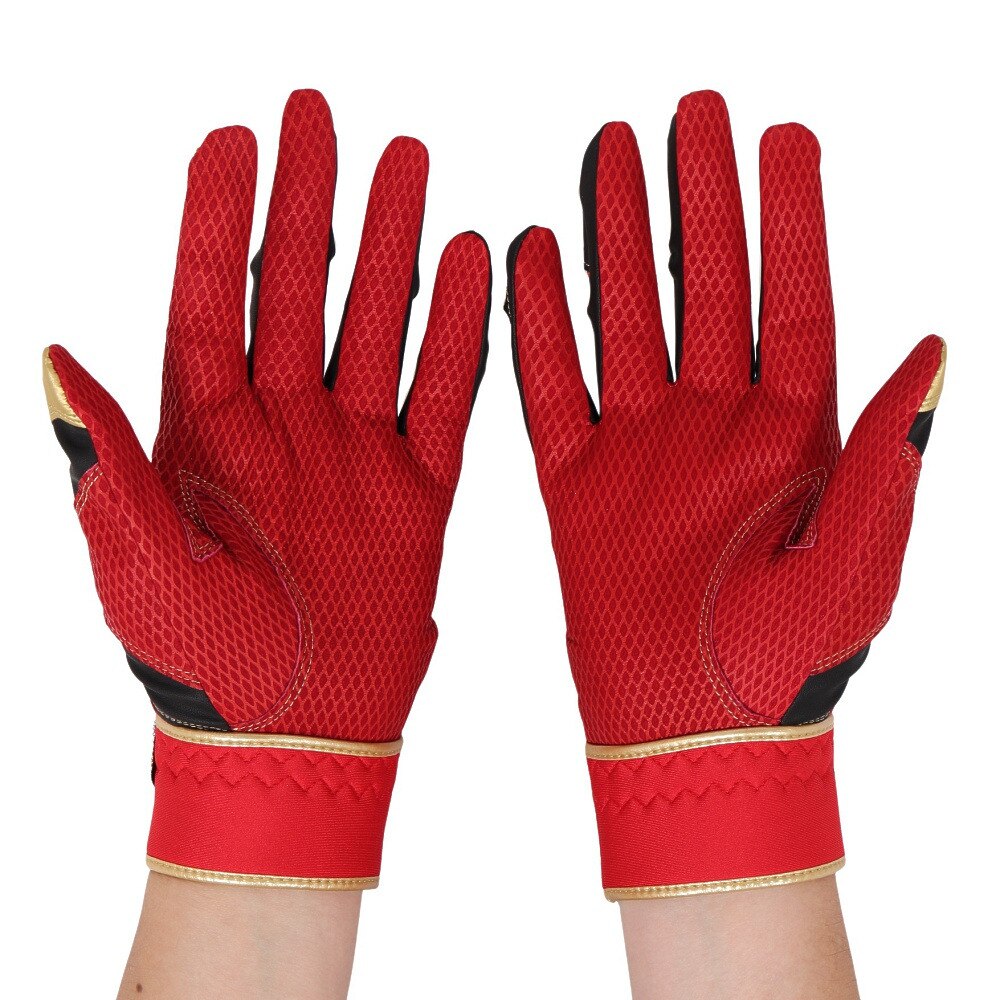 ミズノ（MIZUNO）（メンズ）ミズノプロ バッティンググローブ 両手用  野球 シリコンパワーアークLI 1EJEA80862 手袋★★★