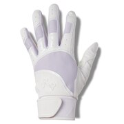 アンダーアーマー（UNDER ARMOUR）（メンズ）バッティンググローブ 両手用 野球 クリーンアップ ノンカラー 1371973 100 高校野球対応 白