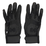 アンダーアーマー(UNDER ARMOUR)(メンズ)スウィング ハード バッティンググローブ 両手用 1371975 001 高校野球対応 黒