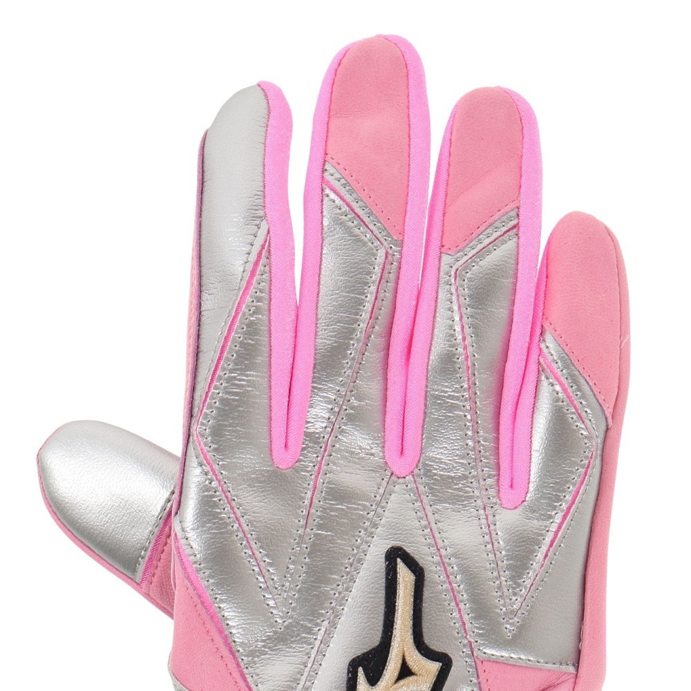 ミズノ（MIZUNO）（メンズ）バッティンググローブ 両手用 グローバルエリート GEブライトレザー 1EJEA22064