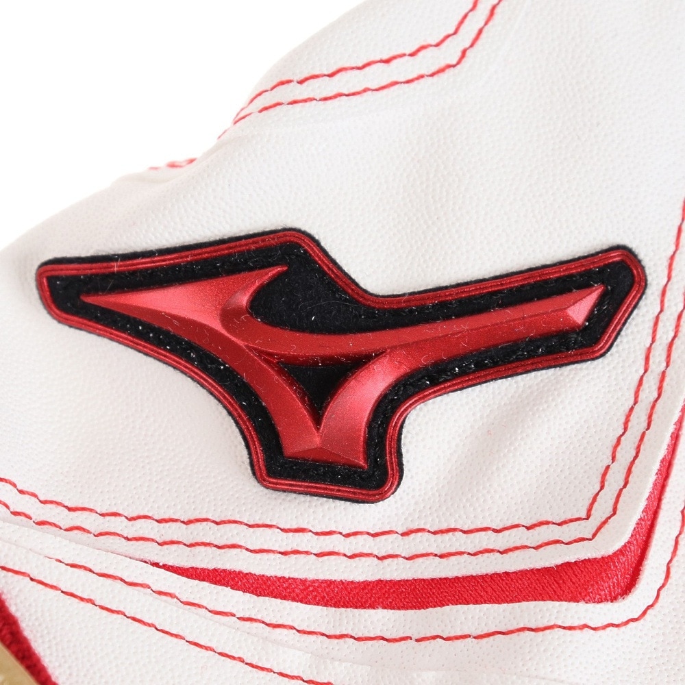 ミズノ（MIZUNO）（メンズ）バッティンググローブ 両手用 野球 ウィルドライブ レッド 1EJEA24001