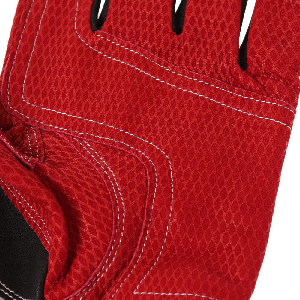 ミズノ（MIZUNO）（メンズ、レディース）バッティンググローブ 両手用  ミズノプロ シリコンパワーアーク LI W-Leather 22AW 1EJEA50162