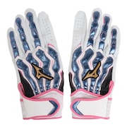 ミズノ（MIZUNO）（メンズ、レディース）ミズノプロ バッティンググローブ 両手用  野球 モーションアークSF W-Leather 1EJEA50201  