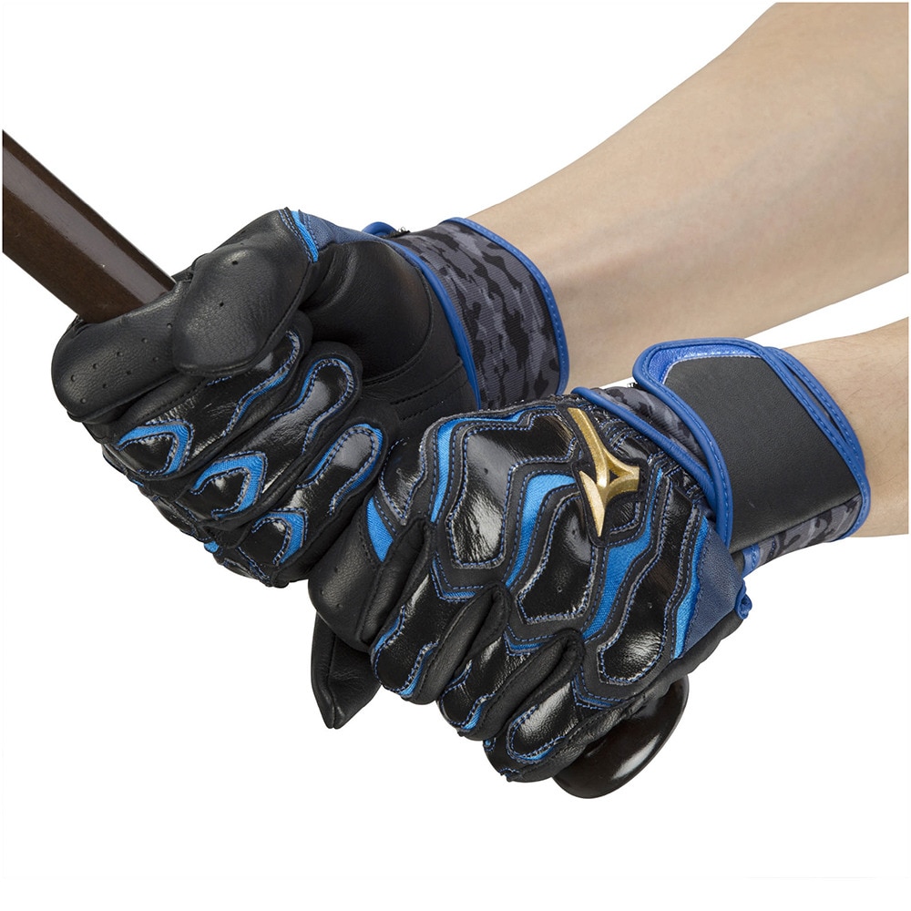 ミズノ（MIZUNO）（メンズ、レディース）ミズノプロ バッティンググローブ 両手用  野球 モーションアークSF W-Leather 1EJEA50209 