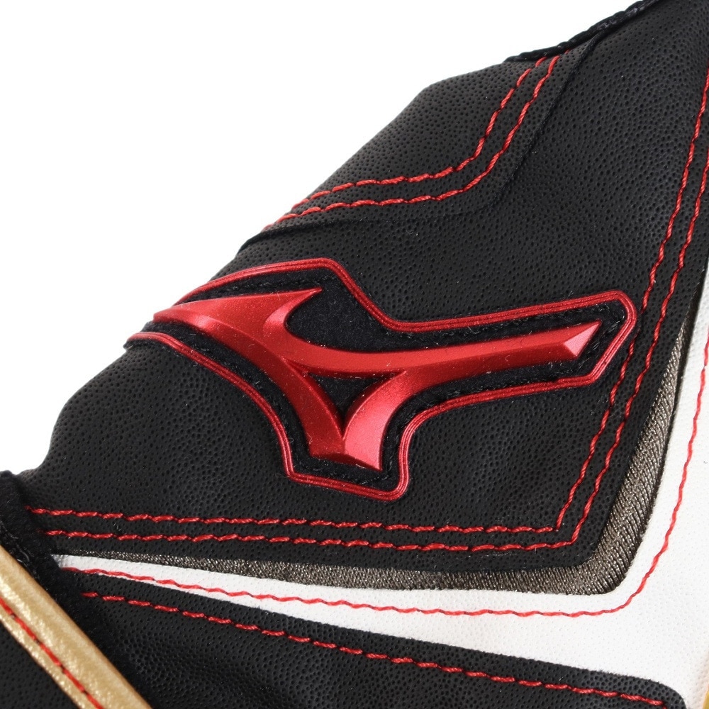 ミズノ（MIZUNO）（キッズ）ジュニア バッティンググローブ 両手用 野球 ウィルドライブ レッド 1EJEY24009