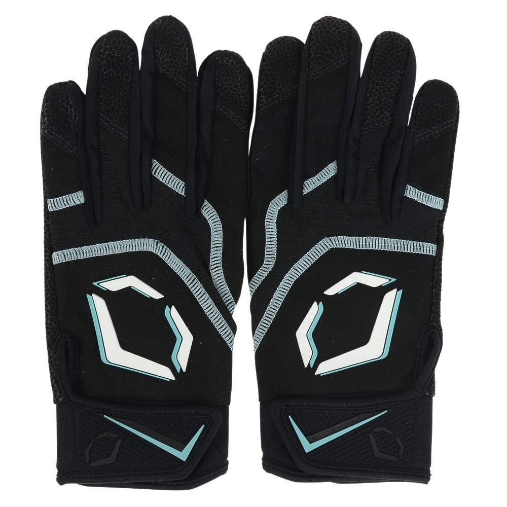 エボシールド（EVOSHIELD）（メンズ）バッティンググローブ 両手用 野球 バッティング グラブ BK WB5722001  スポーツ用品はスーパースポーツゼビオ