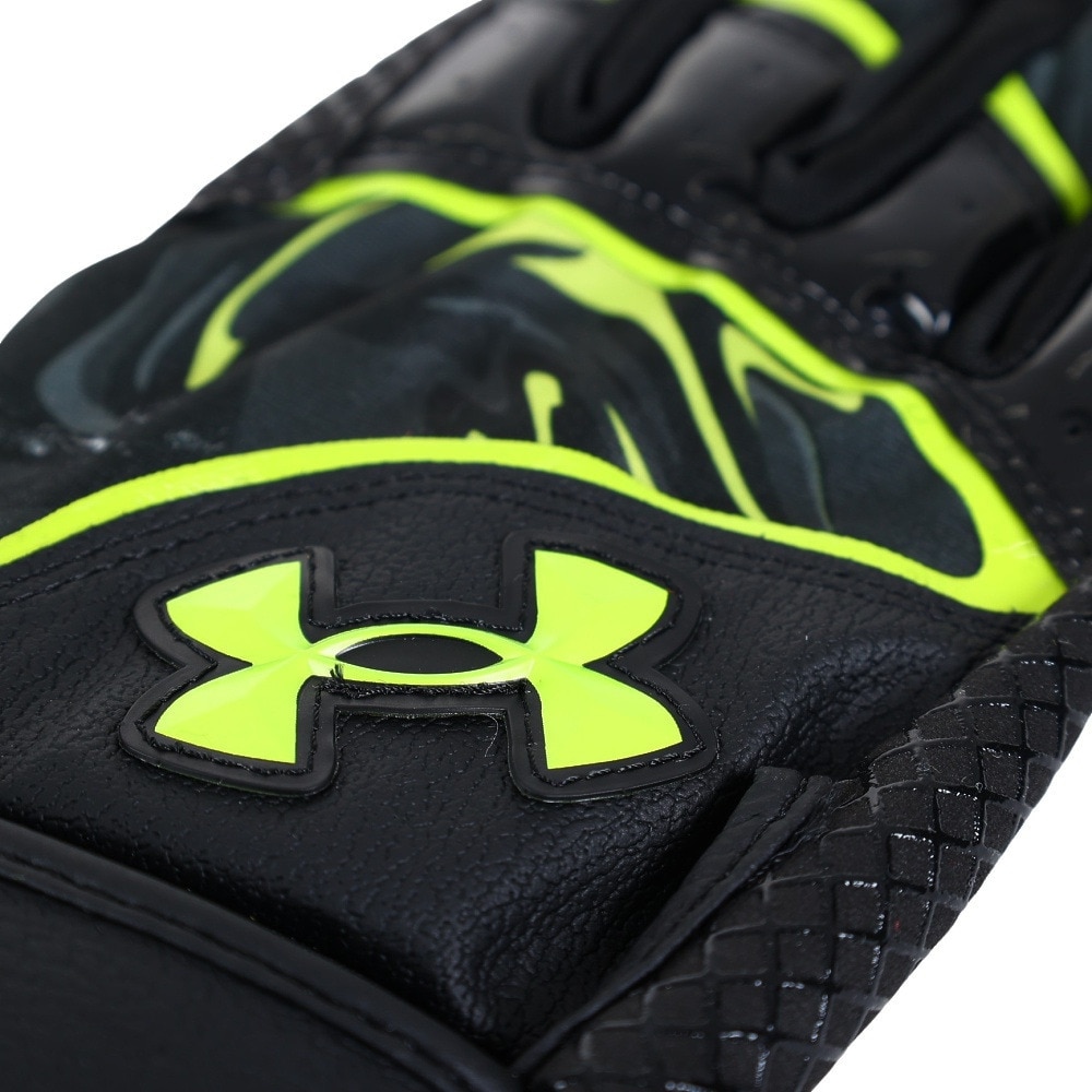 アンダーアーマー（UNDER ARMOUR）（メンズ）バッティング用グローブ 両手用 野球 クリーンアップ 1378249 002