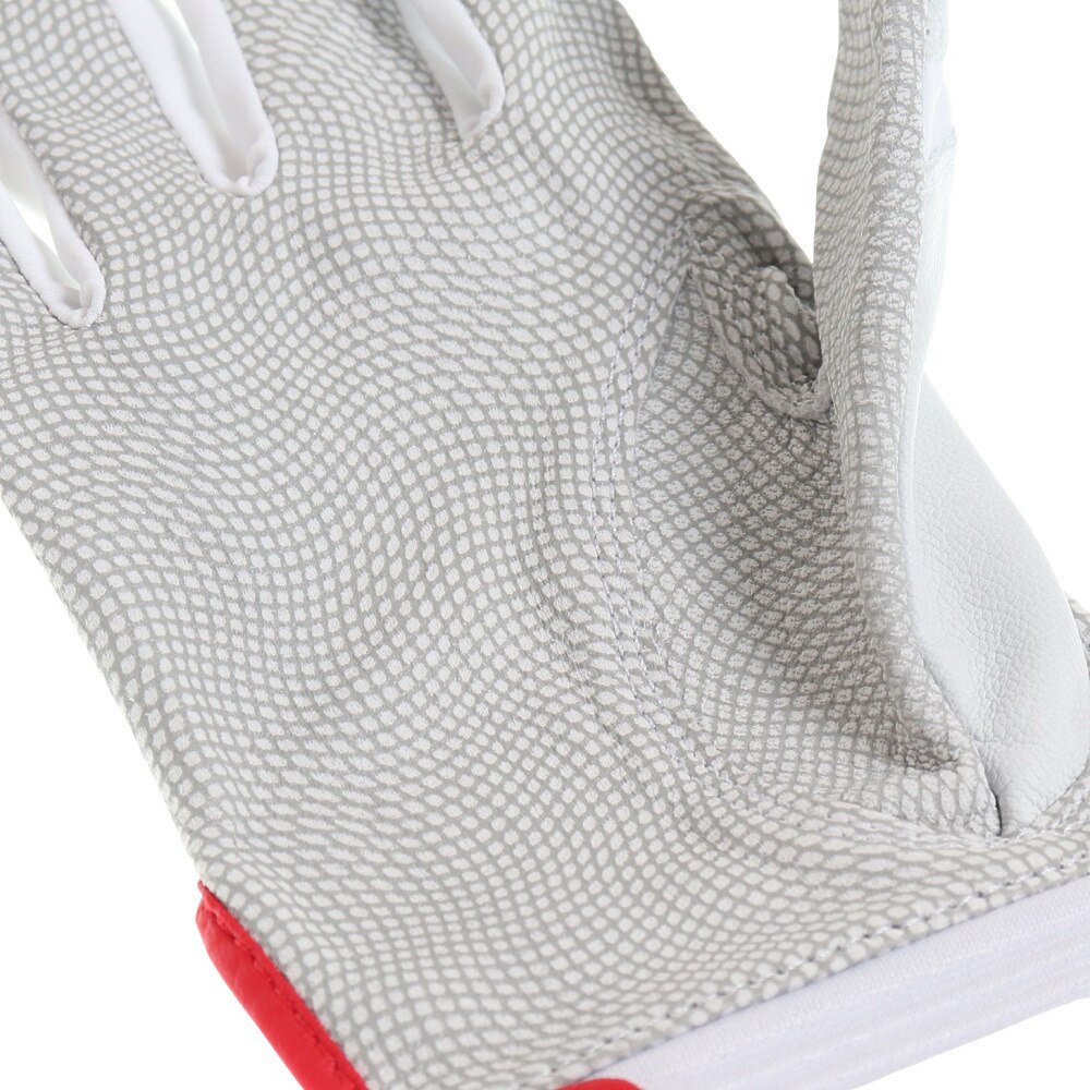 ローリングス（Rawlings）（メンズ）バッティング用グローブ 両手用 野球 ミレニア バッティンググラブ EBG22S01-W/BLU-XL