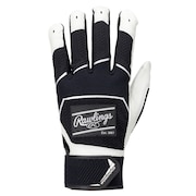 ローリングス（Rawlings）（メンズ）バッティンググローブ 両手用  パッチロゴ バッティンググラブ Sサイズ WH22BG-B-USA S