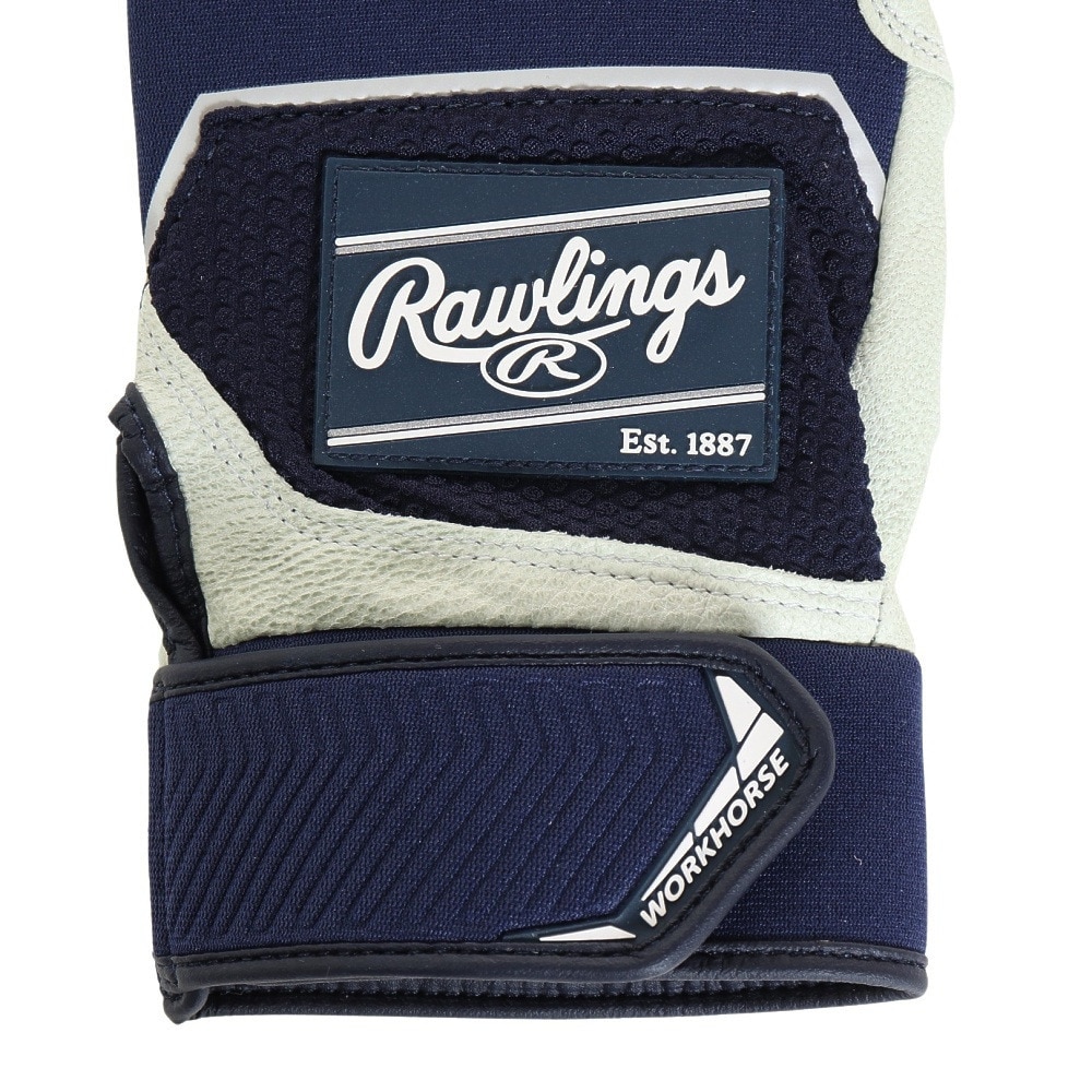 ローリングス（Rawlings）（メンズ）バッティング用グローブ 両手用 野球 パッチロゴ バッティンググラブ XLサイズ WH22BG-N-USA XL