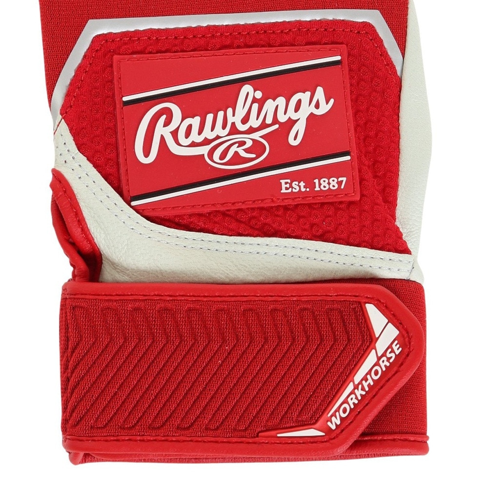ローリングス（Rawlings）（メンズ）バッティング用グローブ 両手用 野球 パッチロゴ バッティンググラブ Mサイズ WH22BG-SC-USA M