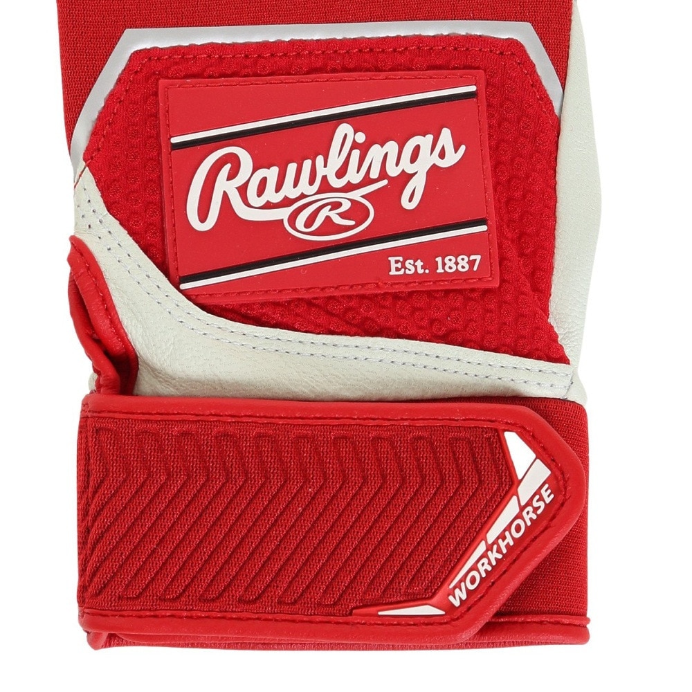 ローリングス（Rawlings）（メンズ）バッティング用グローブ 両手用 野球 パッチロゴ バッティンググラブ Sサイズ WH22BG-SC-USA S
