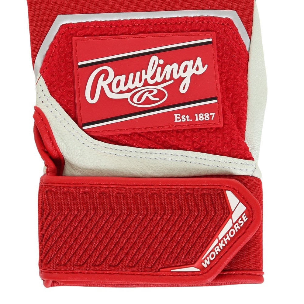 ローリングス（Rawlings）（メンズ）バッティング用グローブ 両手用 野球 パッチロゴ バッティンググラブ XLサイズ WH22BG-SC-USA XL