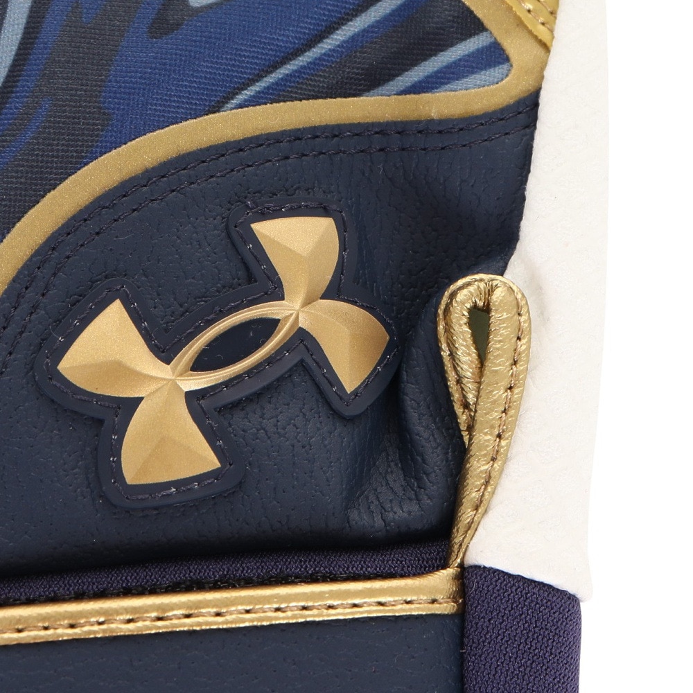 アンダーアーマー（UNDER ARMOUR）（メンズ）バッティング用グローブ 野球 クリーンアップ バッティンググローブ 1378249 410