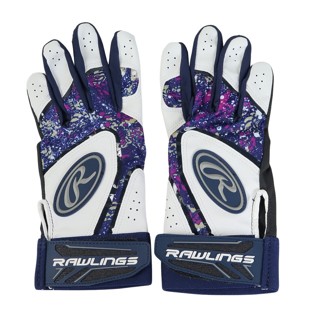 ローリングス（Rawlings）（メンズ）バッティング用グローブ 野球 両手用 ブリザード ハイパーグリップ EBG23S06-N 速乾