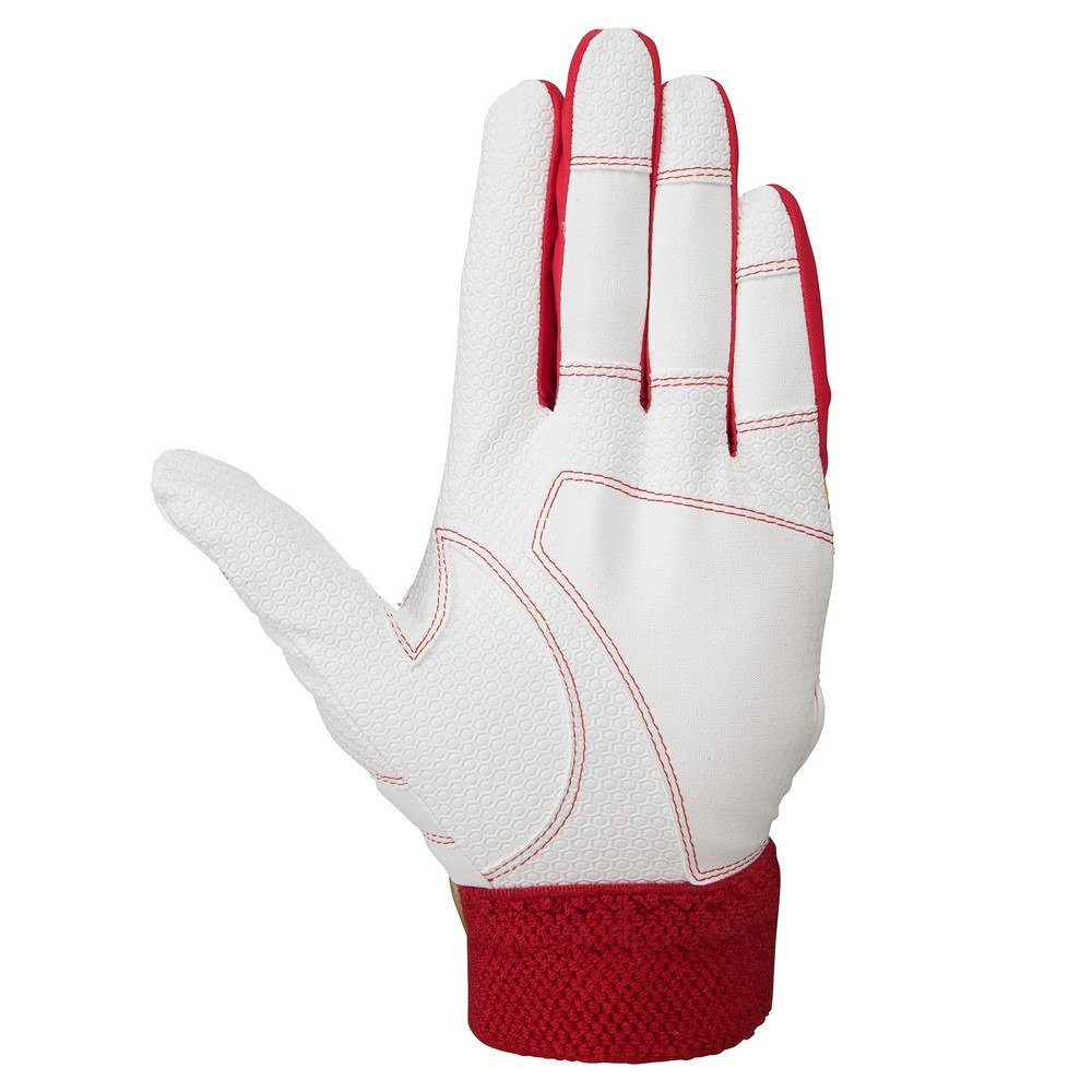 ミズノ（MIZUNO）（キッズ）ジュニア バッティング用グローブ 野球 ウィルドライブ レッド 両手用 22AW 1EJEY24001