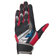 ミズノ(MIZUNO)(キッズ)バッティング用グローブ 野球 ジュニア ウィルドライブ ブルー両手用 1EJEY24509