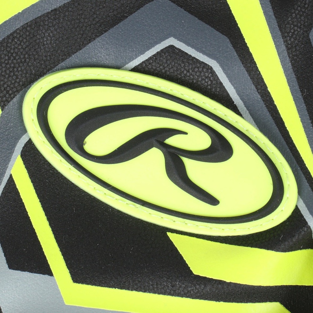 ローリングス（Rawlings）（メンズ、レディース）バッティング用グローブ 野球 両手用 バッティンググラブスリム EBG23S05SLIM-B/LIME
