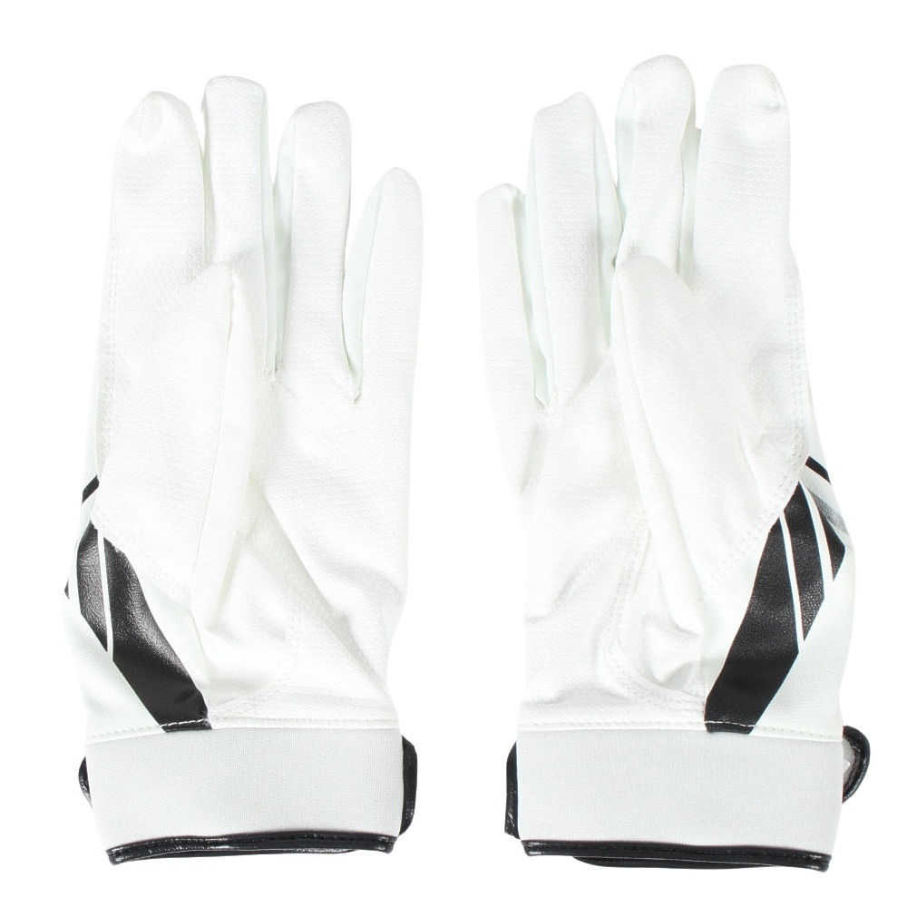 ローリングス（Rawlings）（メンズ、レディース）バッティング用グローブ 野球 両手用 バッティンググラブスリム EBG23S05SLIM-W/B